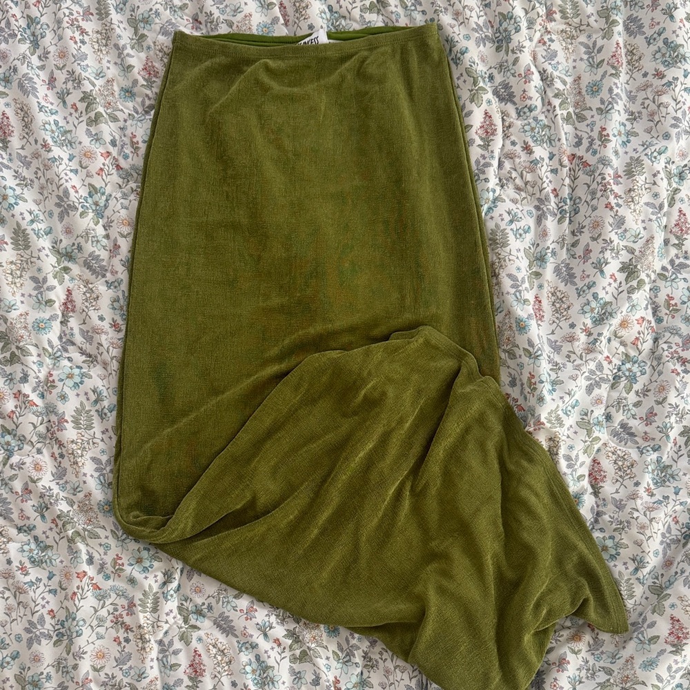 Princess Polly Moss Green Pencil Skirt